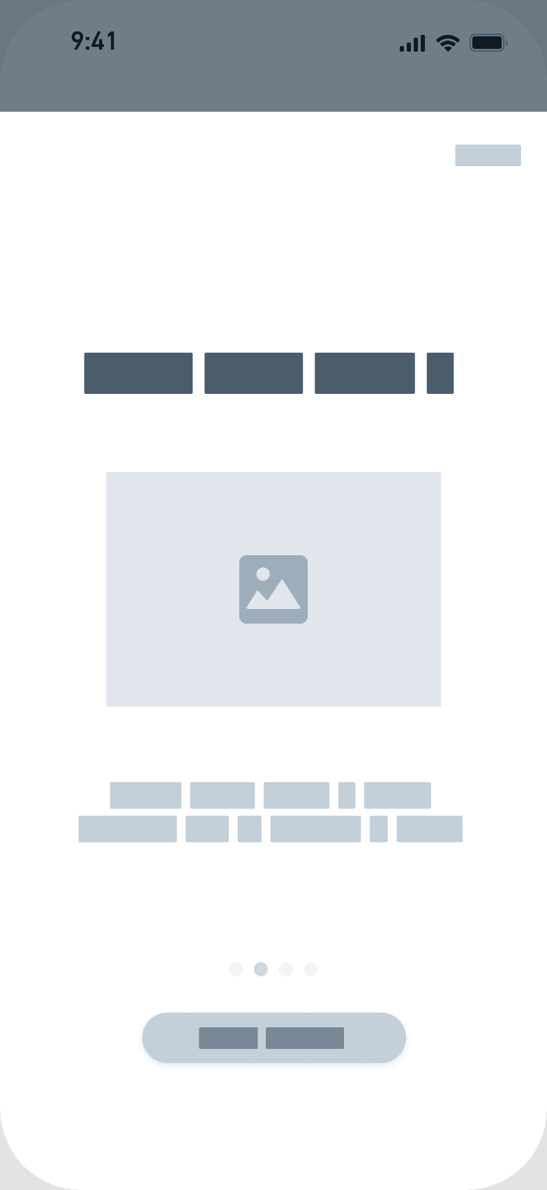 Onboarding Wireframe